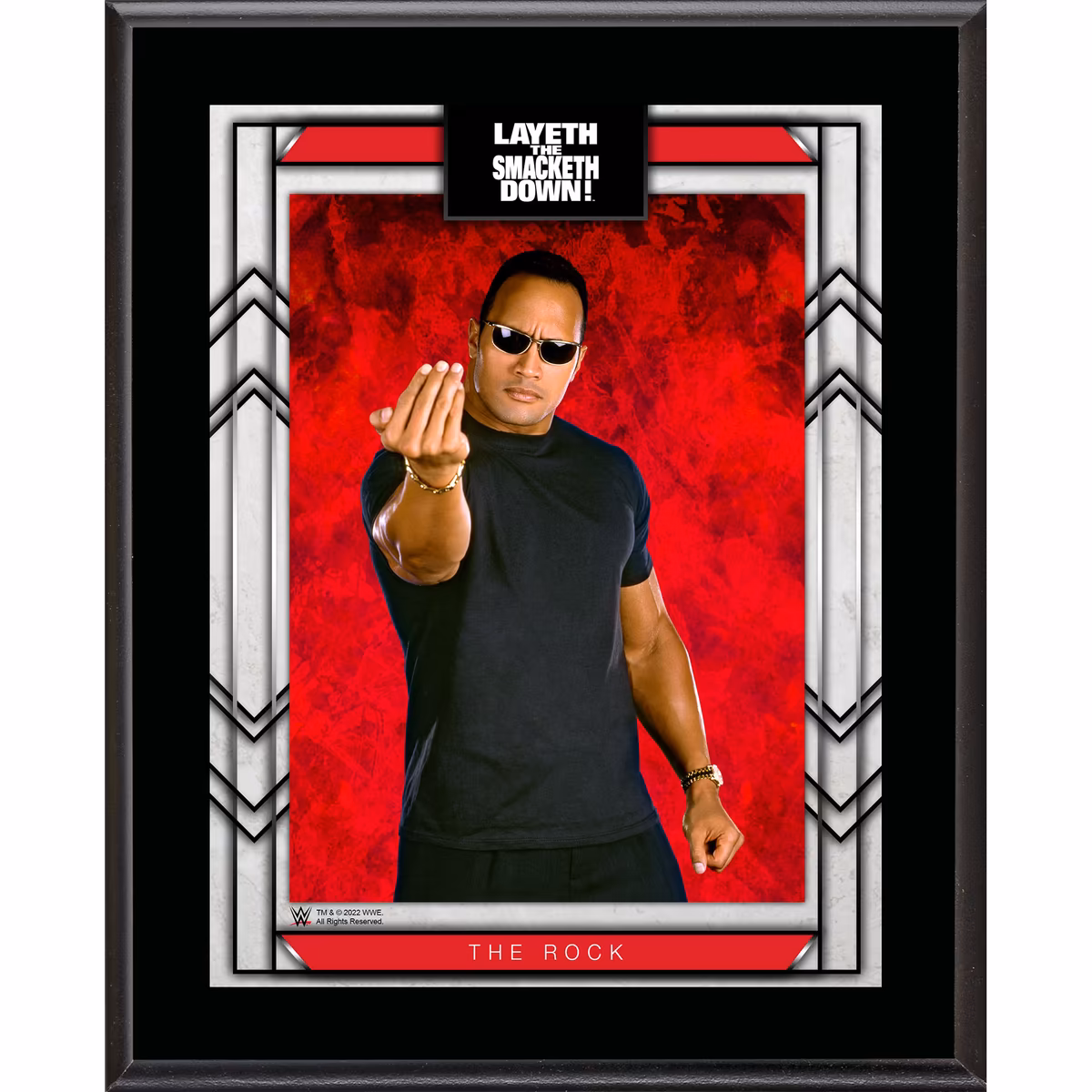 The Rock 10.5" x 13" Sublimated Plaque 11 The Rock 10.5" x 13" Sublimated Plaque