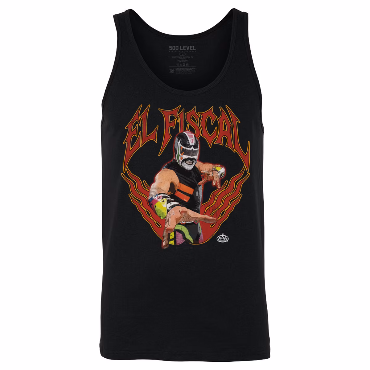 Men's 500 Level Black El Fiscal Pose Tank Top 1 Men's 500 Level Black El Fiscal Pose Tank Top