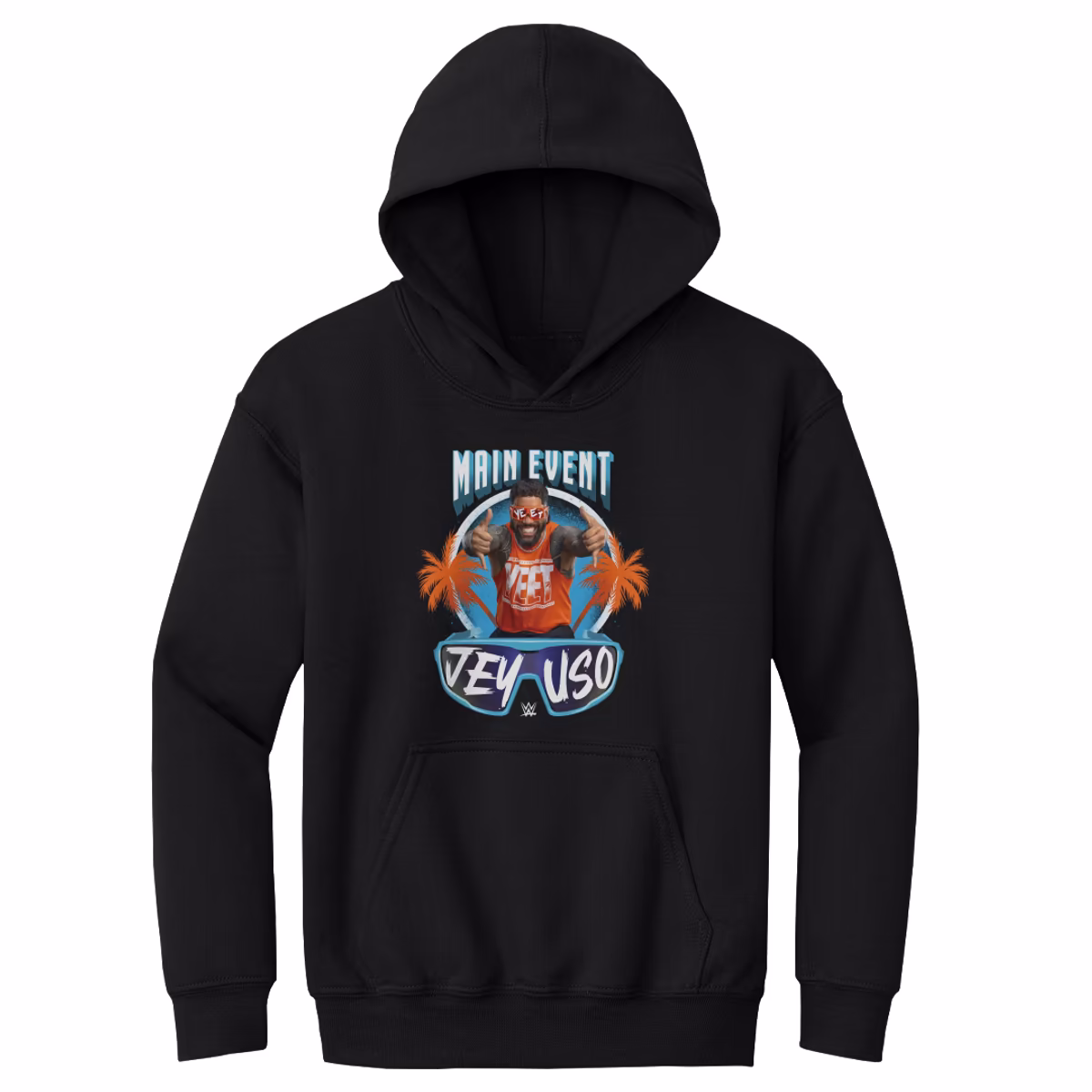 Youth 500 Level Black Jey Uso Main Event Palms Pullover Hoodie 11 Youth 500 Level Black Jey Uso Main Event Palms Pullover Hoodie