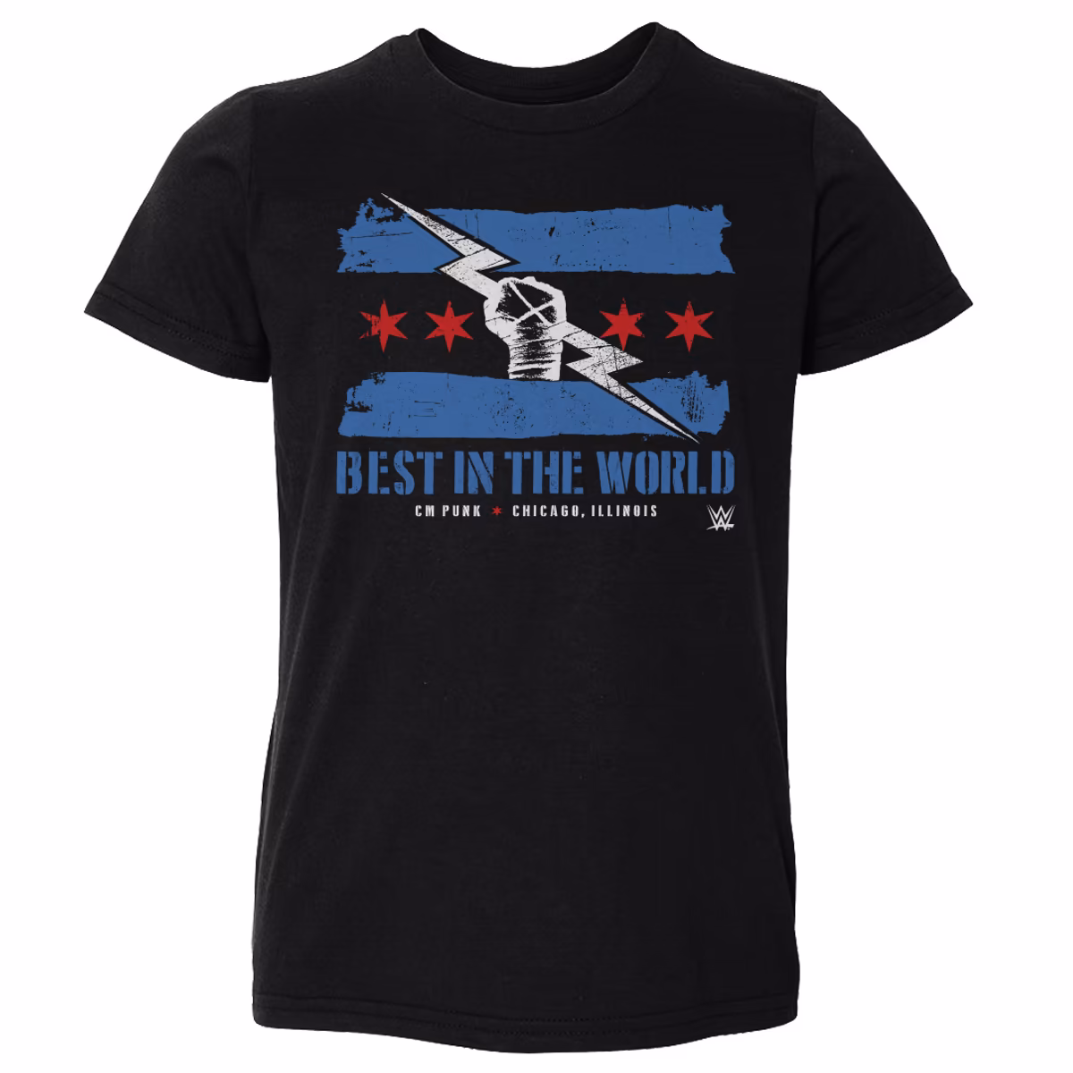 Toddler 500 Level Black CM Punk Logo Flag T-Shirt 1 Toddler 500 Level Black CM Punk Logo Flag T-Shirt