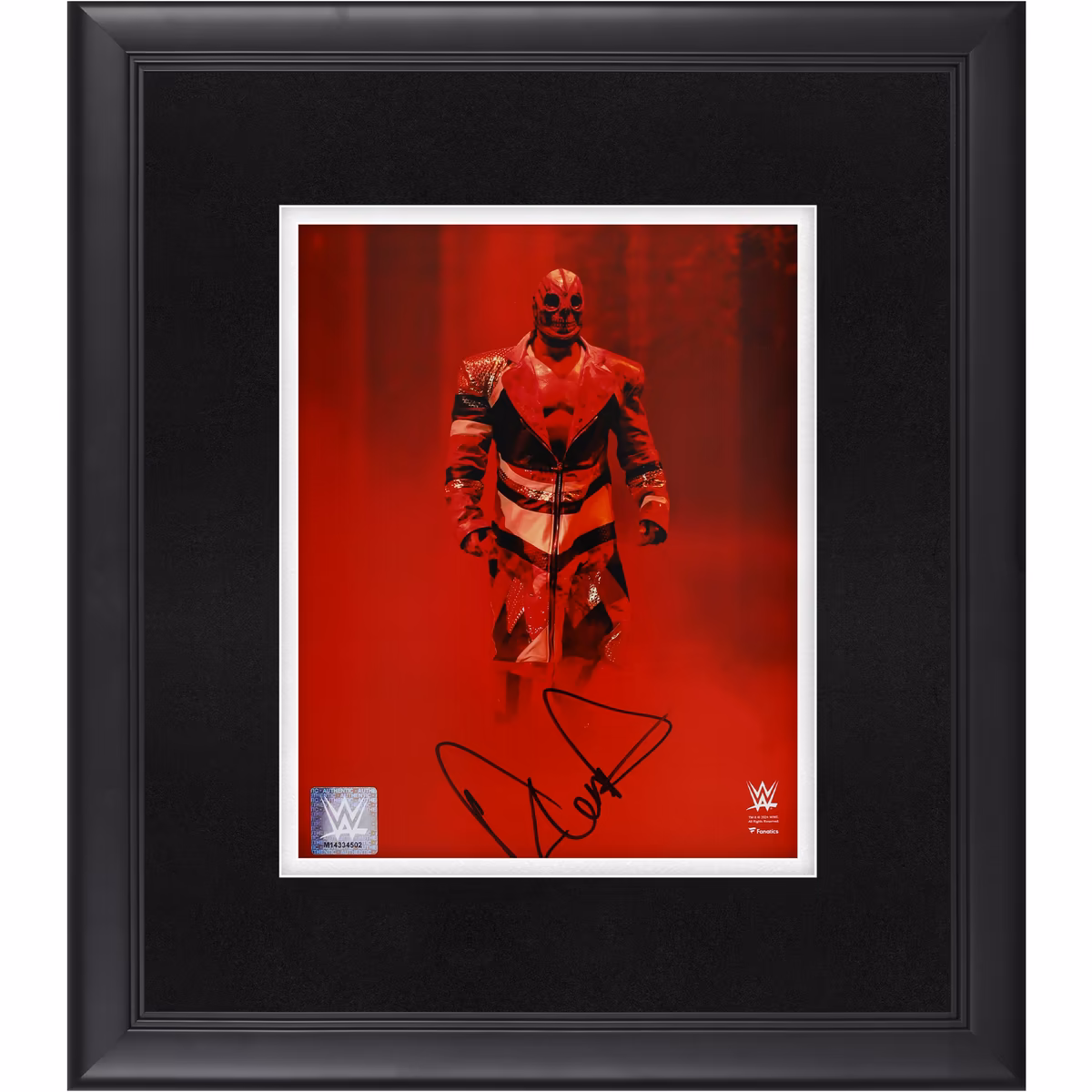 Andrade WWE Autographed Framed 8" x 10" Vertical Entrance Photograph 8 Andrade WWE Autographed Framed 8" x 10" Vertical Entrance Photograph