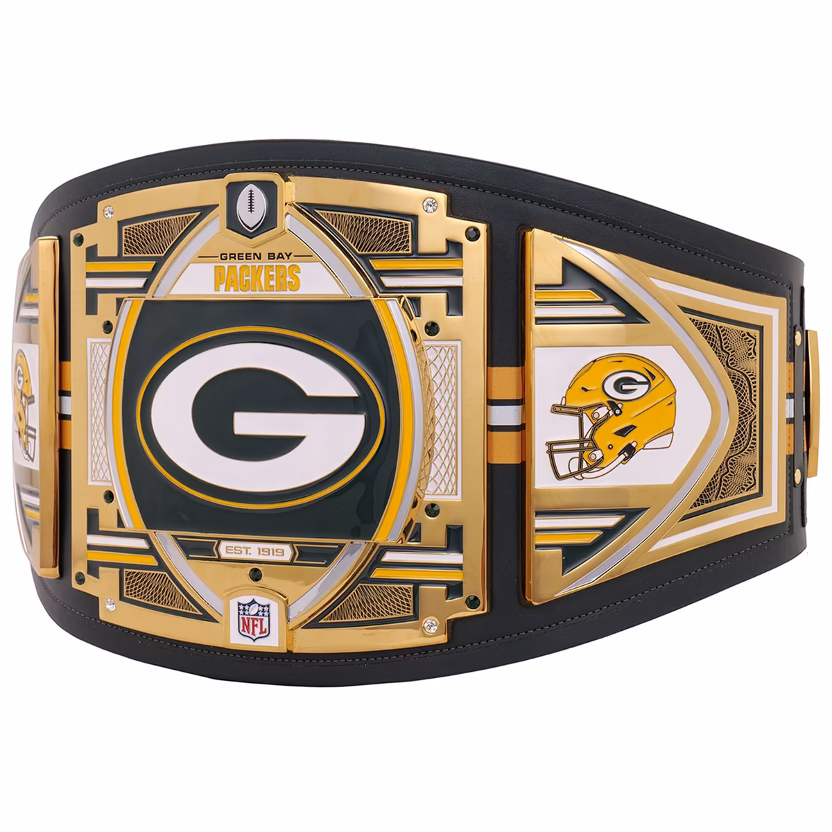 Green Bay Packers WWE Legacy Title Belt 3 Green Bay Packers WWE Legacy Title Belt