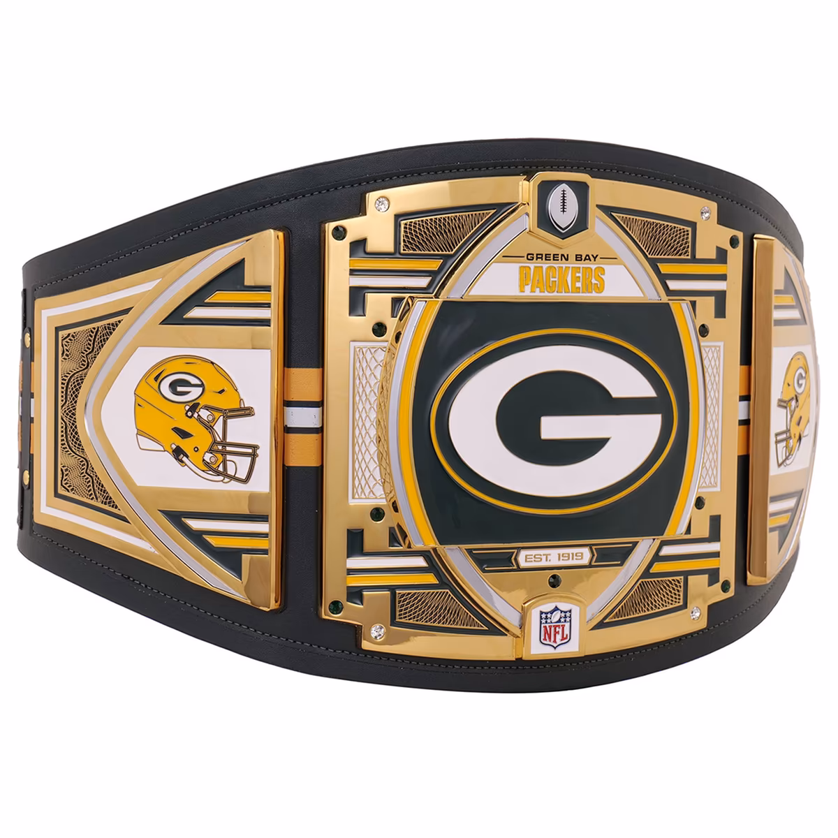 Green Bay Packers WWE Legacy Title Belt 4 Green Bay Packers WWE Legacy Title Belt
