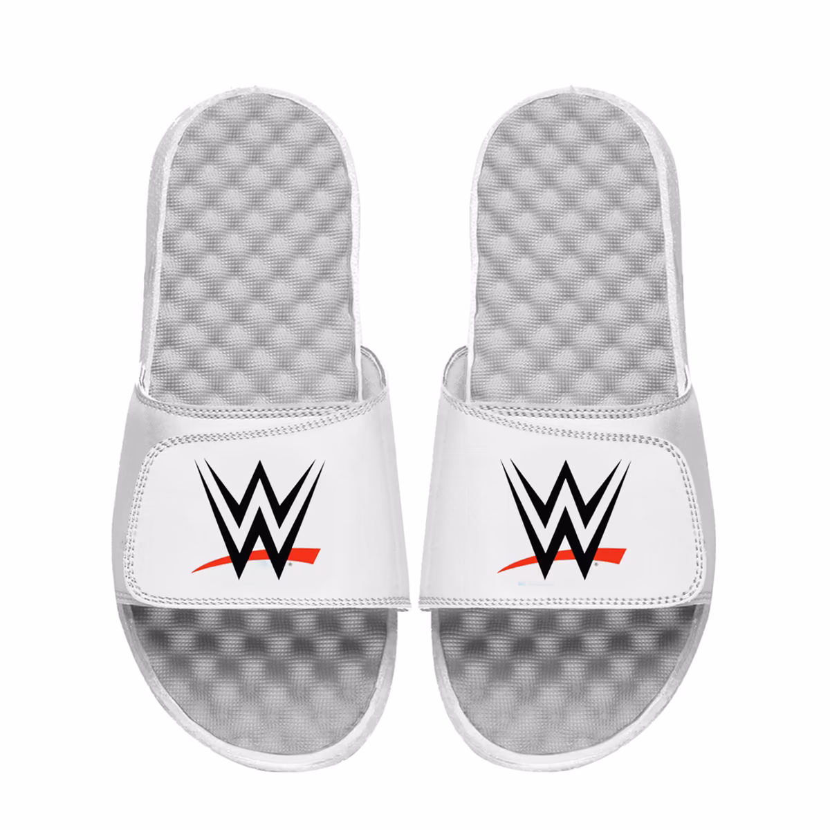 Youth ISlide White WWE Logo Slide Sandals 2 Youth ISlide White WWE Logo Slide Sandals