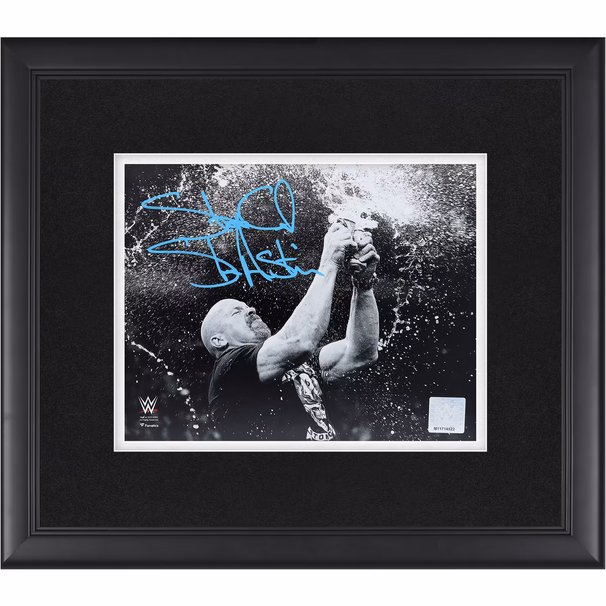 "Stone Cold" Steve Austin WWE Autographed Framed 8" x 10" Beer Splash Photograph 1 "Stone Cold" Steve Austin WWE Autographed Framed 8" x 10" Beer Splash Photograph