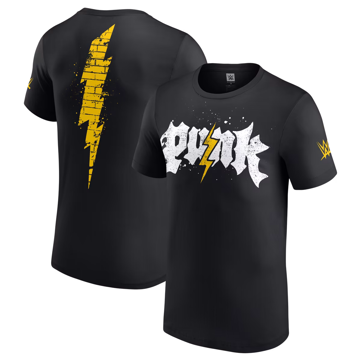 Men's Black CM Punk Electric Punk T-Shirt 1 Men's Black CM Punk Electric Punk T-Shirt