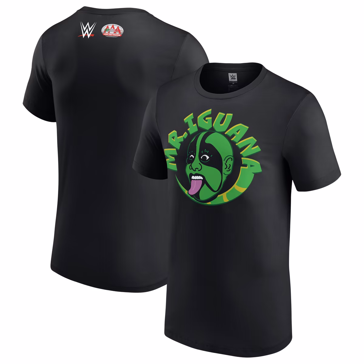 Men's Black Mr. Iguana AAA Logo T-Shirt