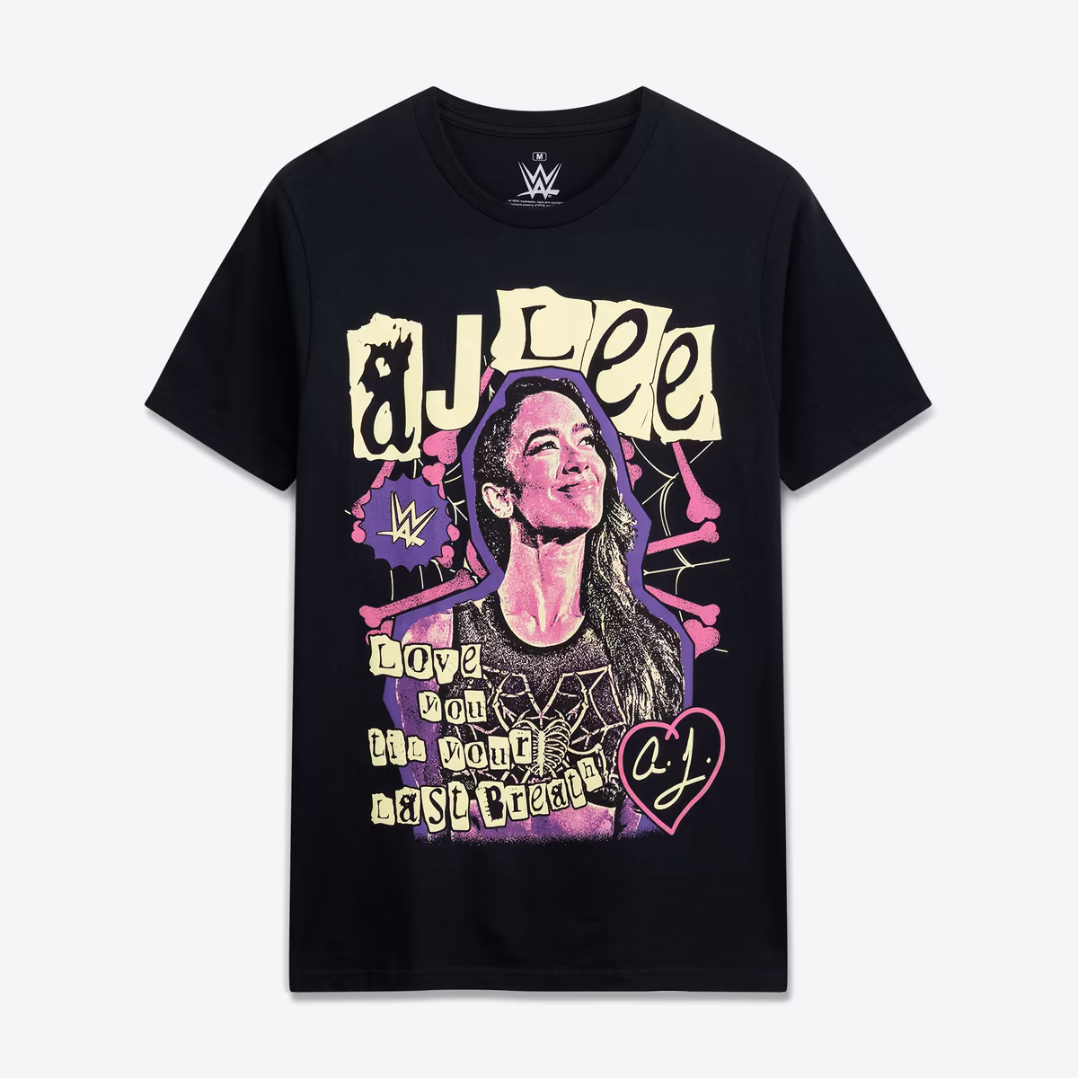 Men's Ripple Junction Black AJ Lee Graphic T-Shirt
