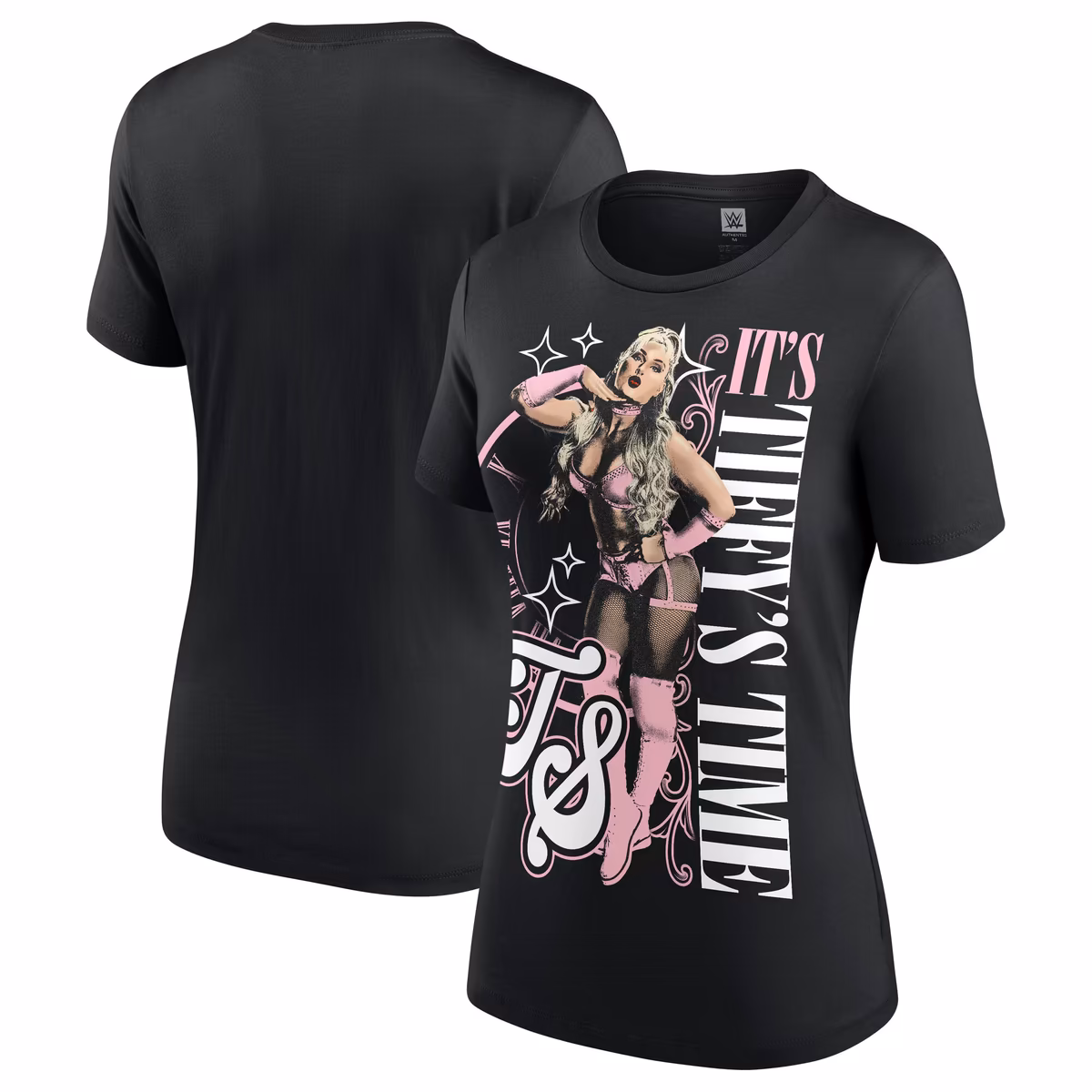Women's Black Tiffany Stratton It's Tiffy Time T-Shirt 2 Women's Black Tiffany Stratton It's Tiffy Time T-Shirt