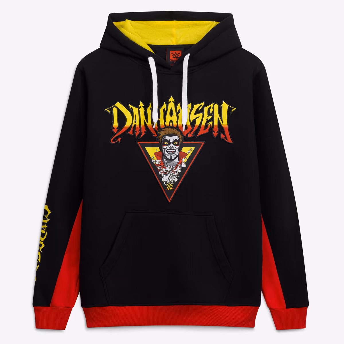 Men's Black Danhausen Cursed! Chenille Hoodie 2 Men's Black Danhausen Cursed! Chenille Hoodie
