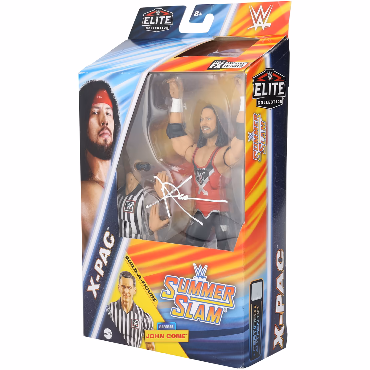 X-Pac WWE Autographed Mattel 2024 SummerSlam Elite Collection Action Figure