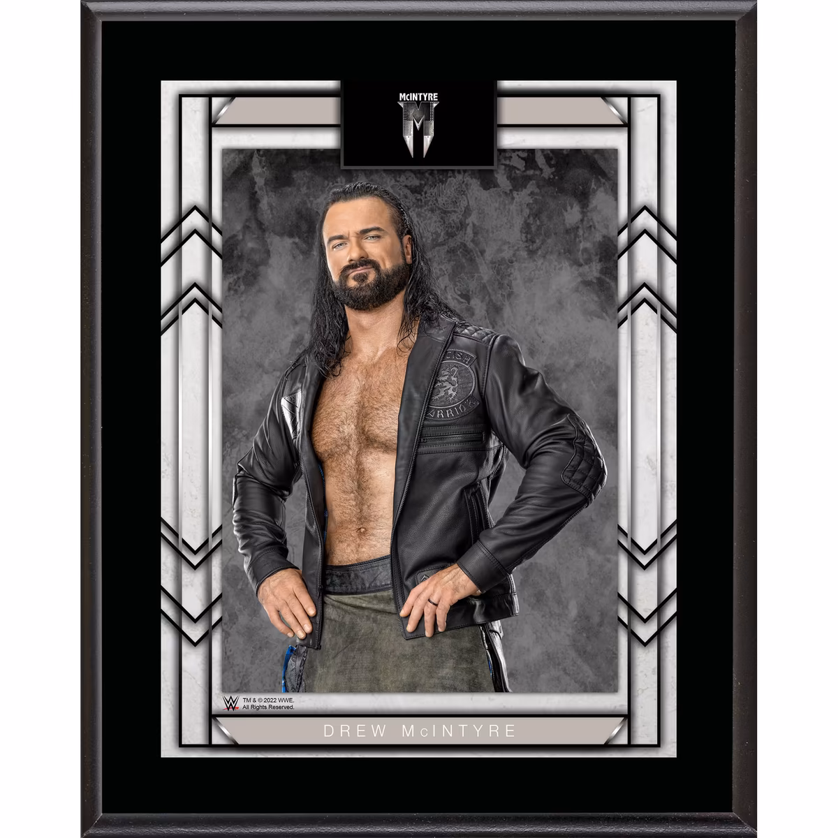 Drew McIntyre 10.5" x 13" Sublimated Plaque 9 Drew McIntyre 10.5" x 13" Sublimated Plaque