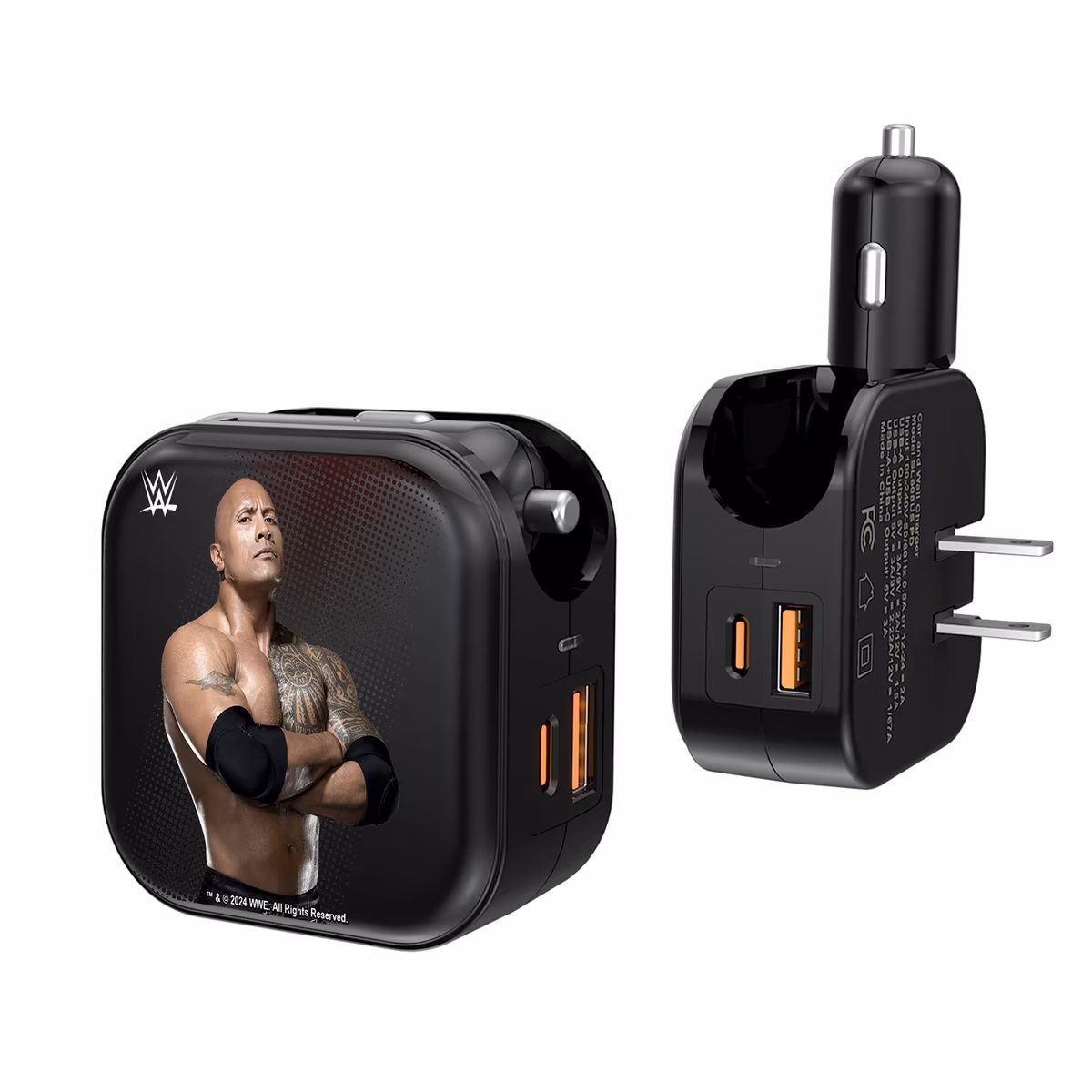 Keyscaper  The Rock 2-in-1 USB A/C Charger