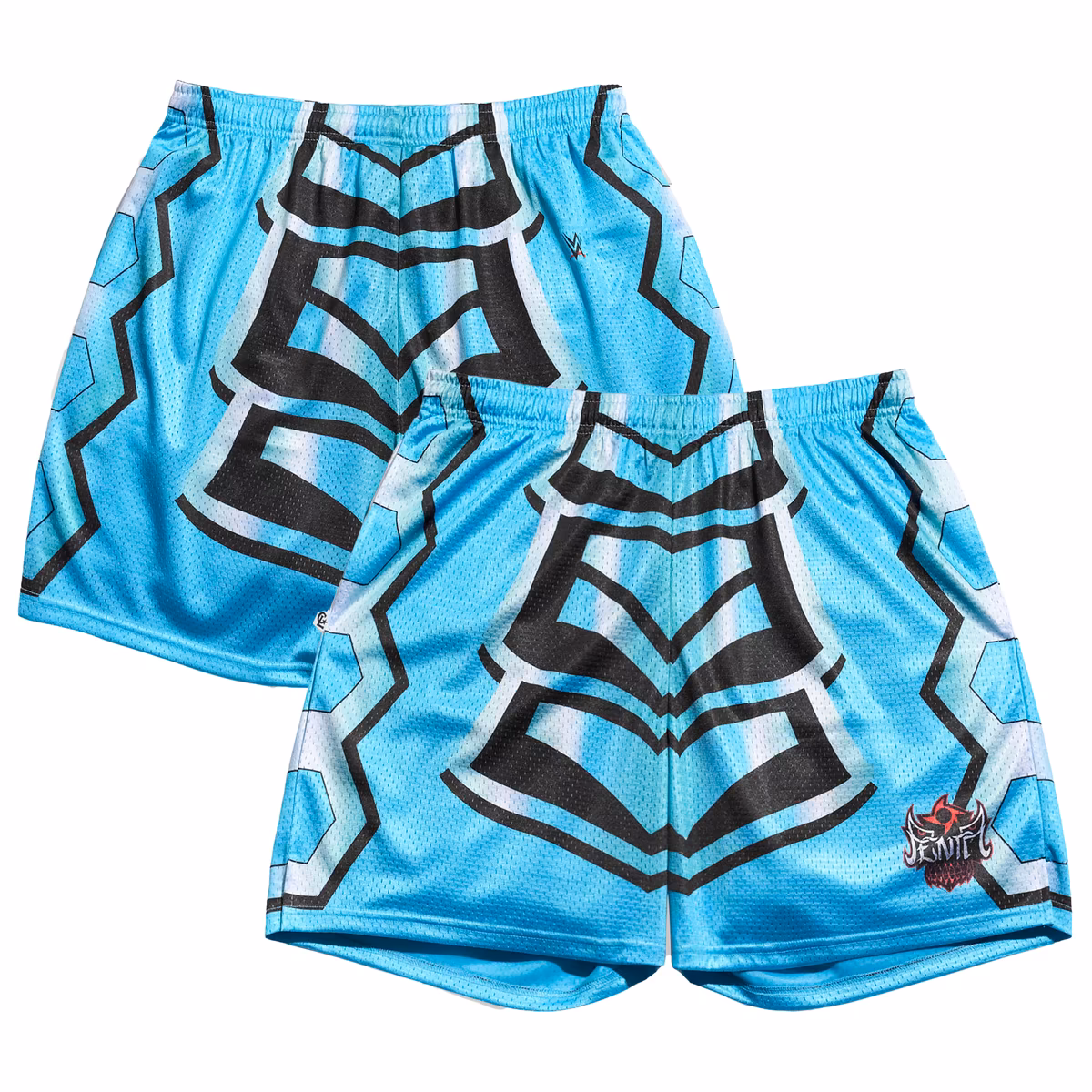 Men's Chalk Line Blue Penta Retro Shorts