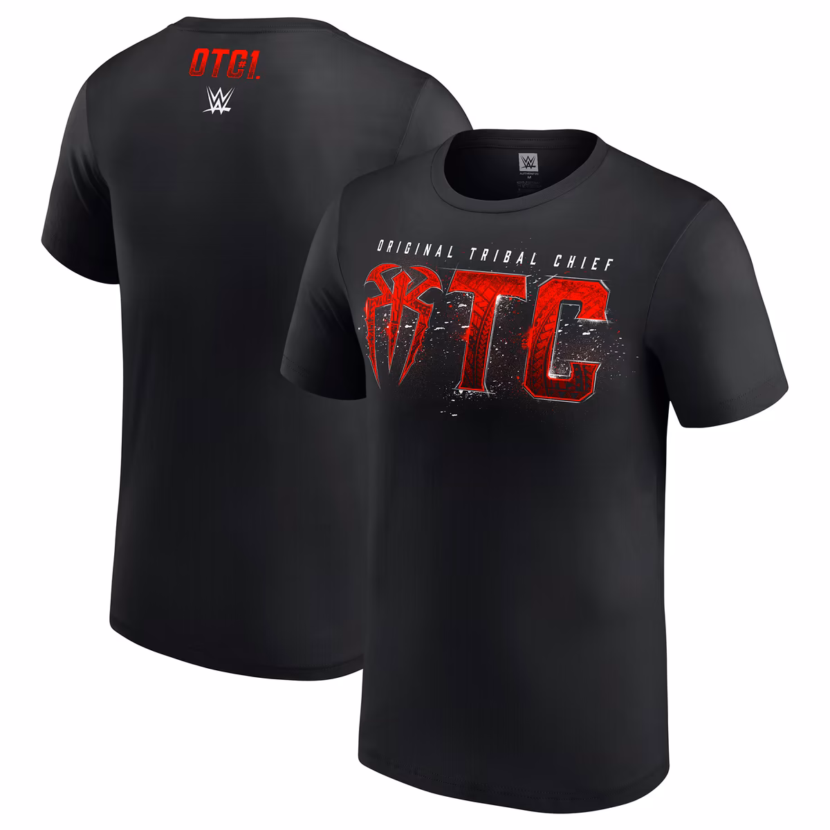 Youth Black Roman Reigns Speckled OTC T-Shirt