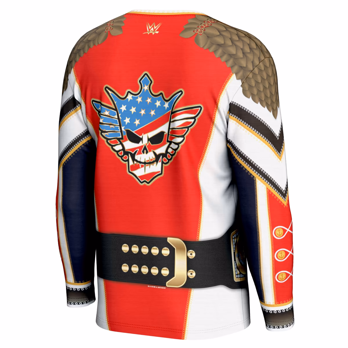 Youth ProSphere Cody Rhodes Entrance Coat Undisputed Championship Long Sleeve T-Shirt 4 Youth ProSphere Cody Rhodes Entrance Coat Undisputed Championship Long Sleeve T-Shirt