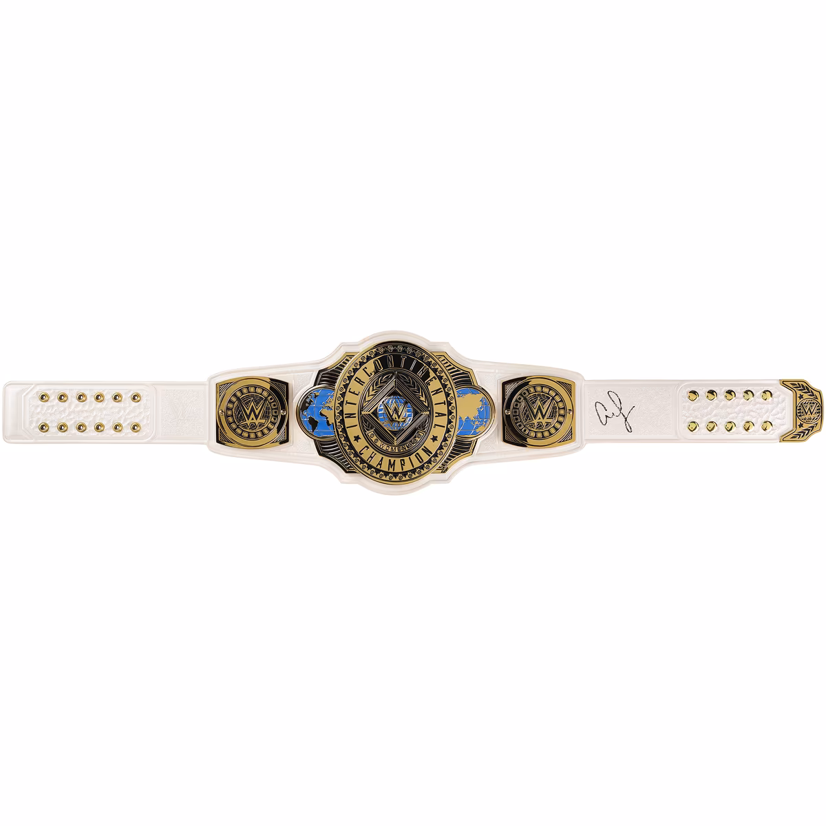 AJ Lee WWE Autographed Women's Intercontinental Championship Replica Title Belt 5 AJ Lee WWE Autographed Women's Intercontinental Championship Replica Title Belt
