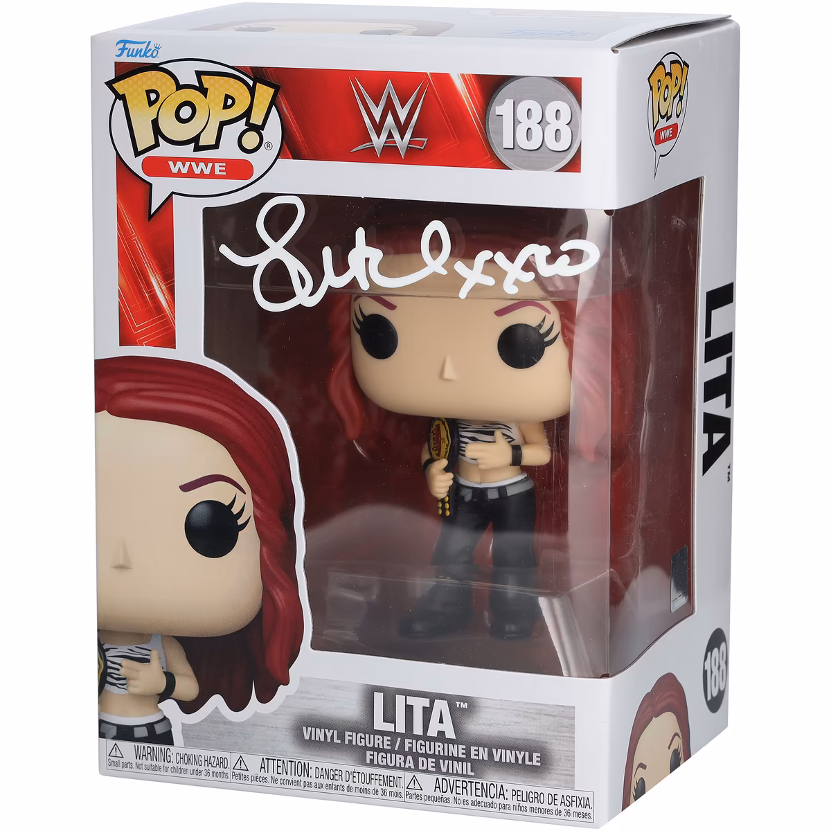 Lita WWE Autographed #188 Funko Pop! Figurine
