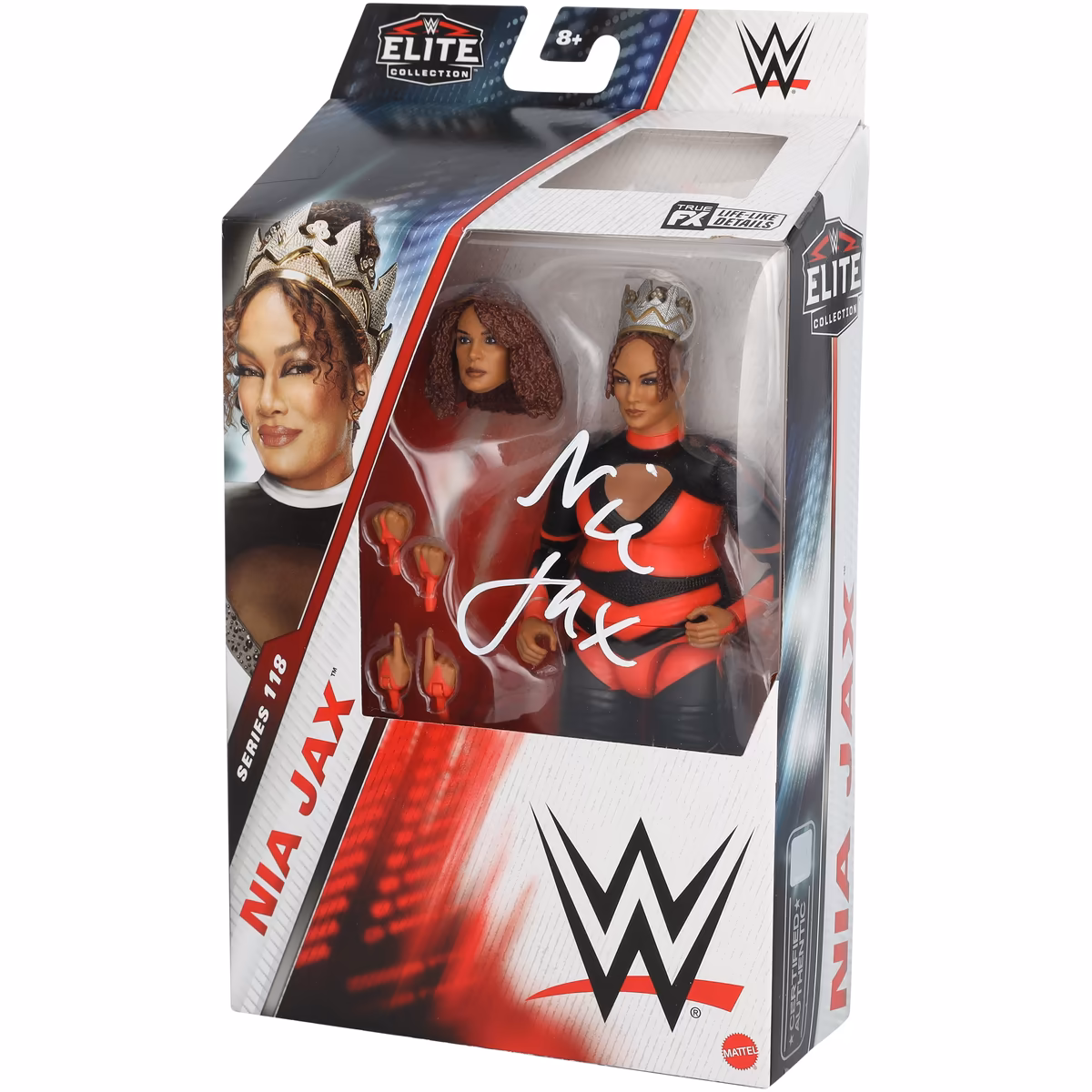 Nia Jax WWE Autographed Mattel Elite Collection Series #118 Action Figure 3 Nia Jax WWE Autographed Mattel Elite Collection Series #118 Action Figure
