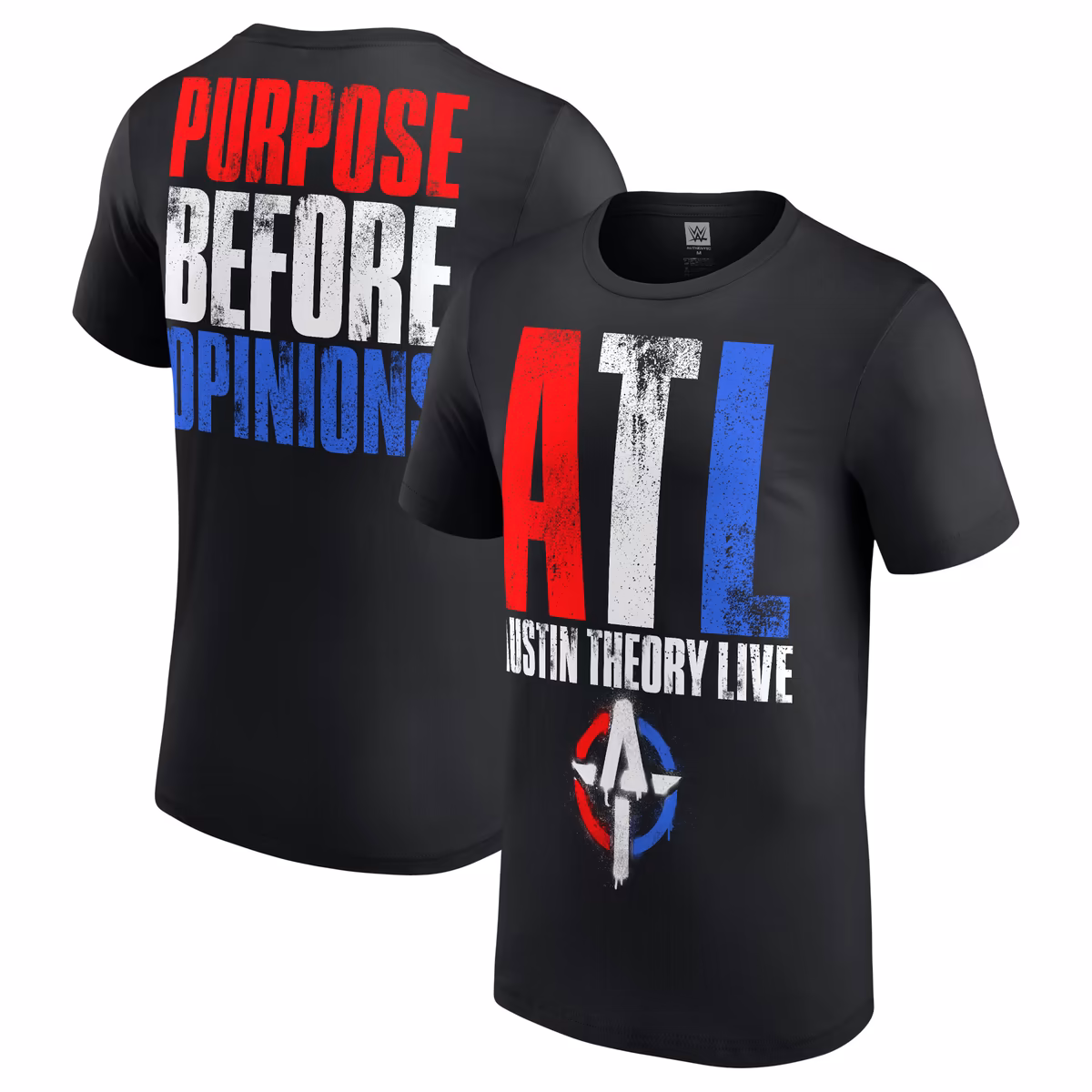 Men's Black Austin Theory Purpose Before Opinions T-Shirt 2 Men's Black Austin Theory Purpose Before Opinions T-Shirt