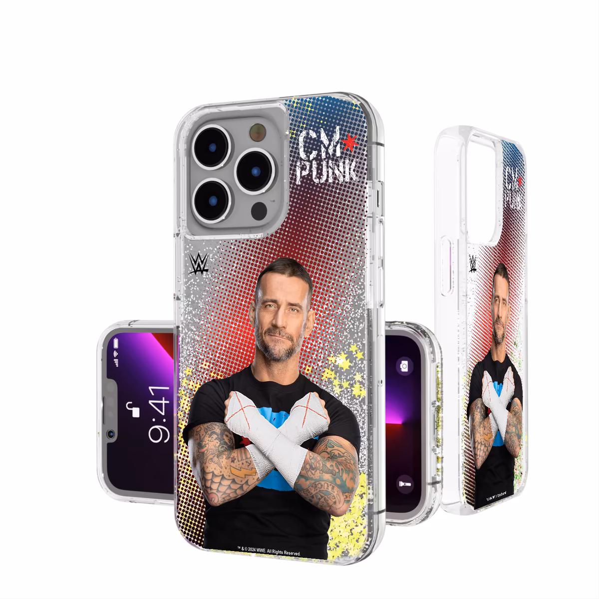 Keyscaper CM Punk WWE Flag Superstar iPhone Glitter Case 10 Keyscaper CM Punk WWE Flag Superstar iPhone Glitter Case