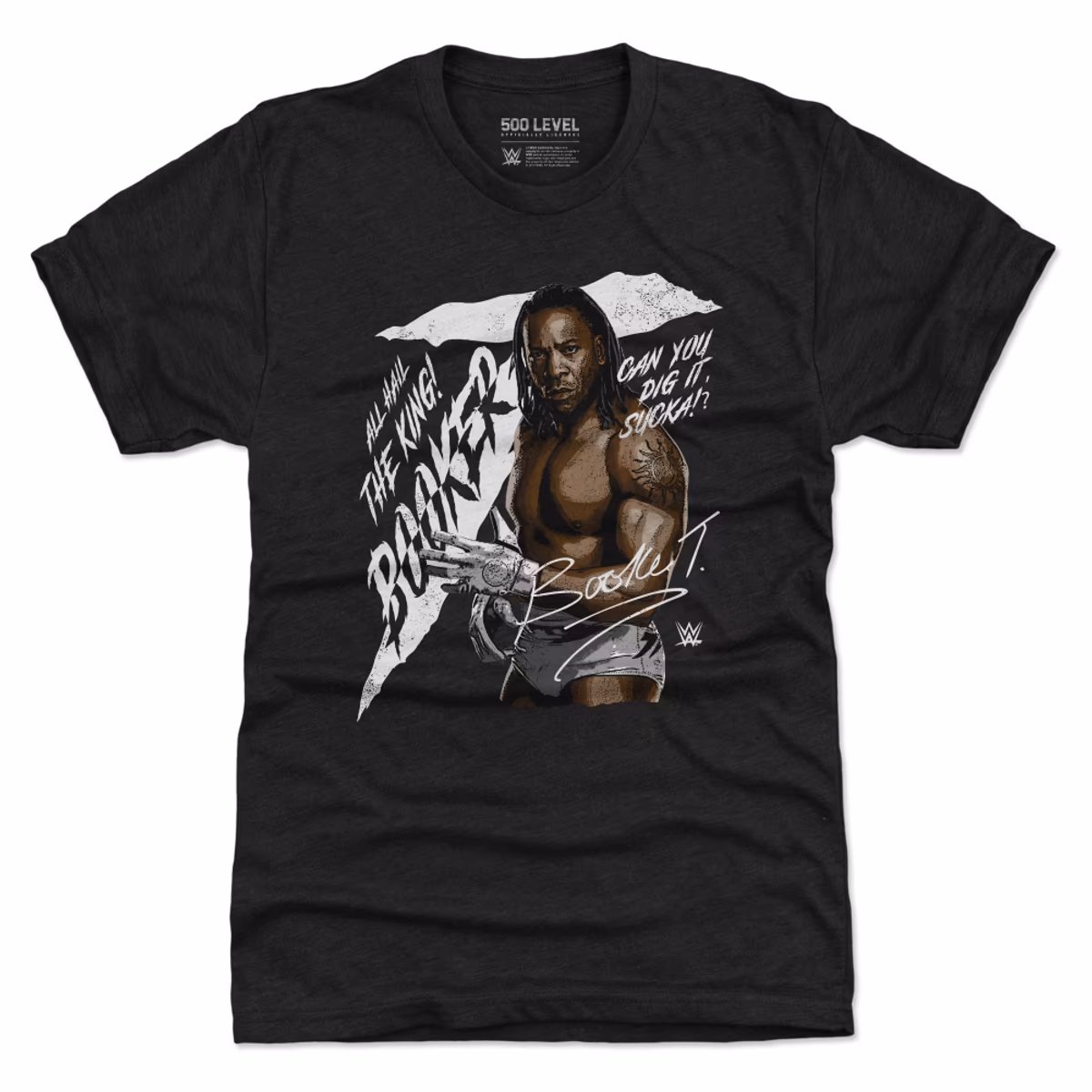 Men's Booker T 500 Level Heather Black Can You Dig It? Premium T-Shirt