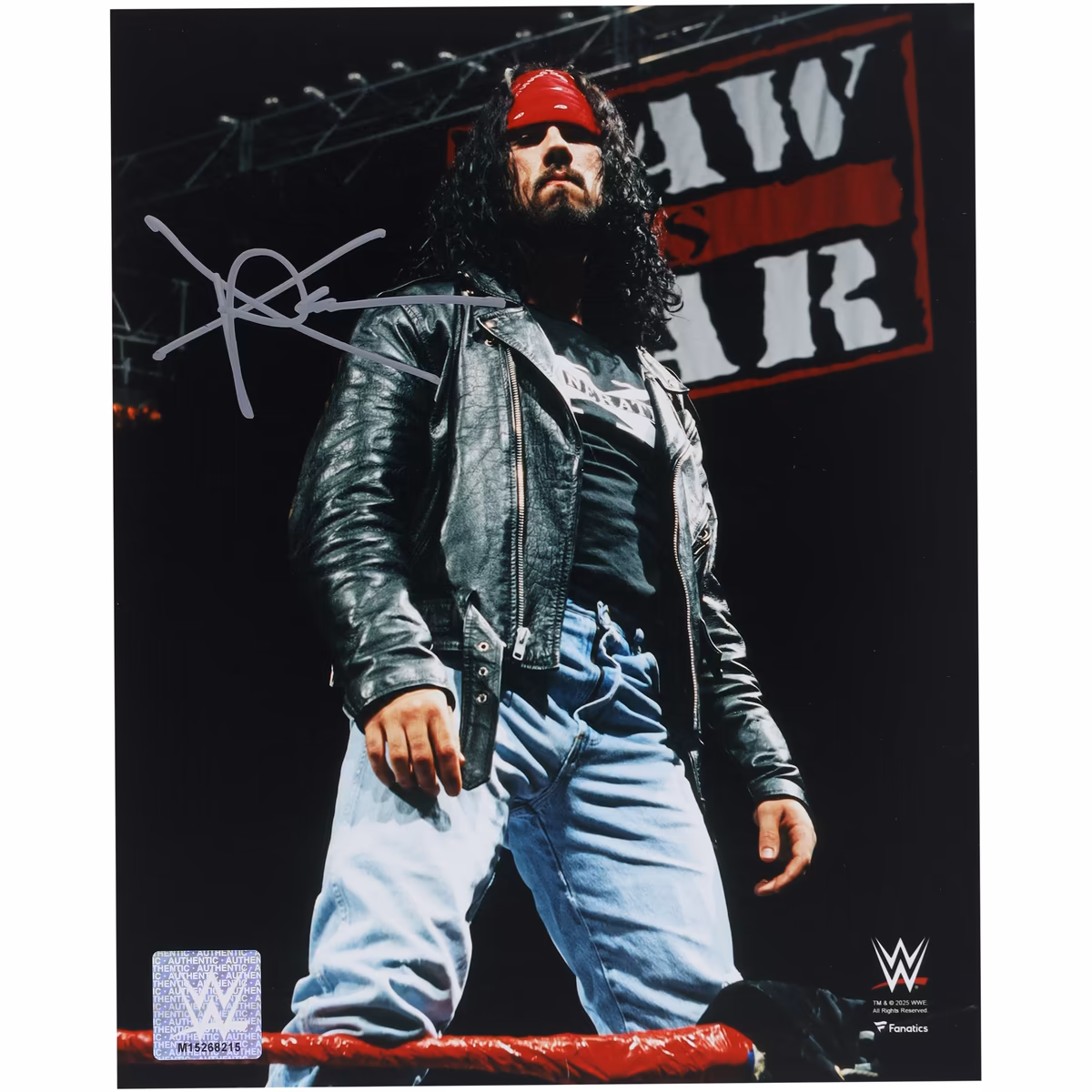 X-Pac WWE Autographed 8" x 10" Standing On The Ropes Photograph