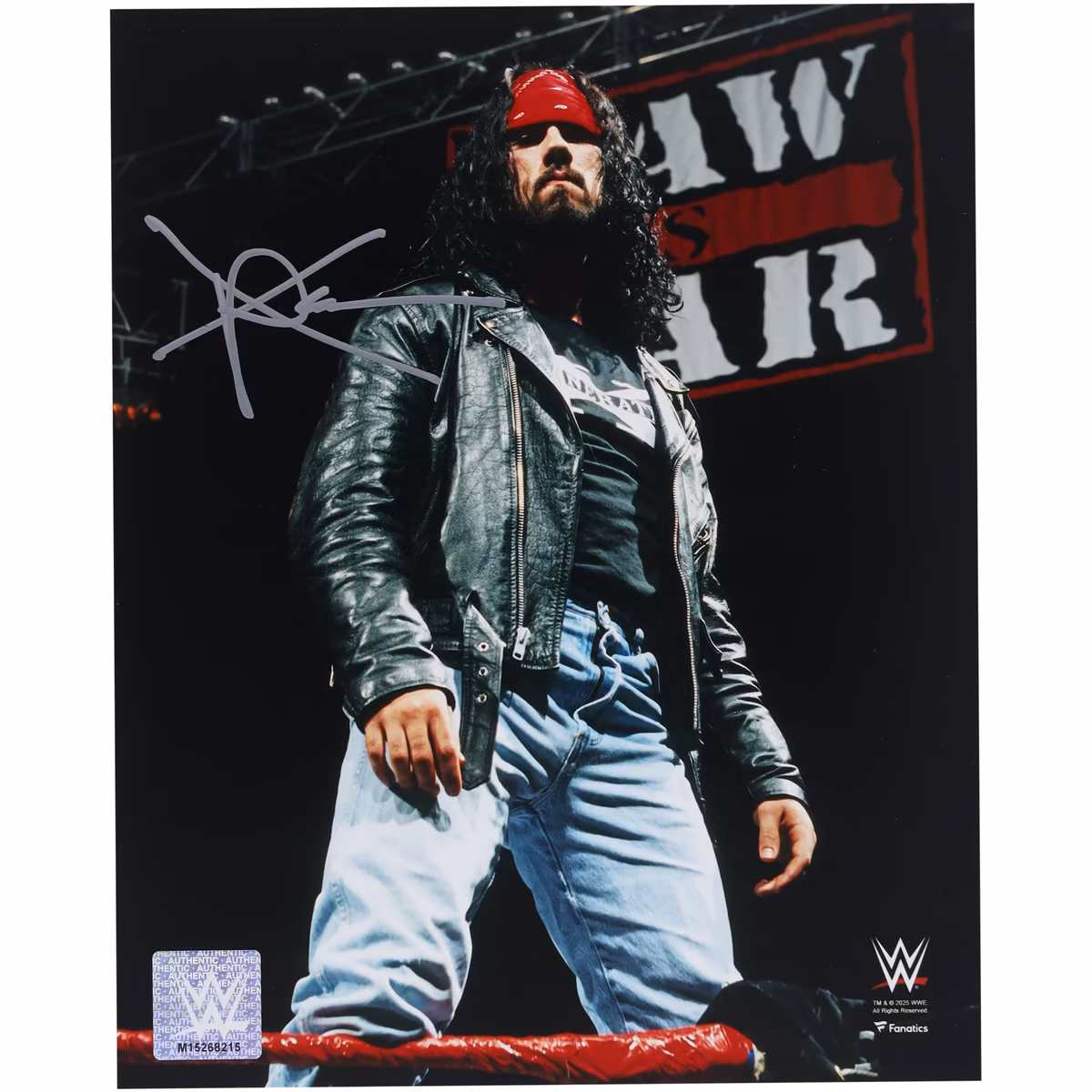 X-Pac WWE Autographed 8" x 10" Standing On The Ropes Photograph