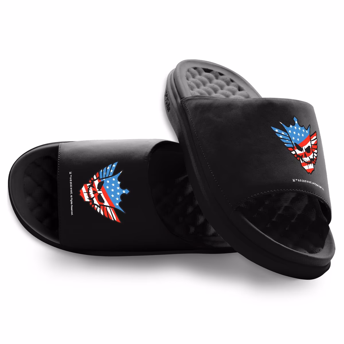 Youth ISlide Cody Rhodes American Skull Motive Slide Sandals 3 Youth ISlide Cody Rhodes American Skull Motive Slide Sandals