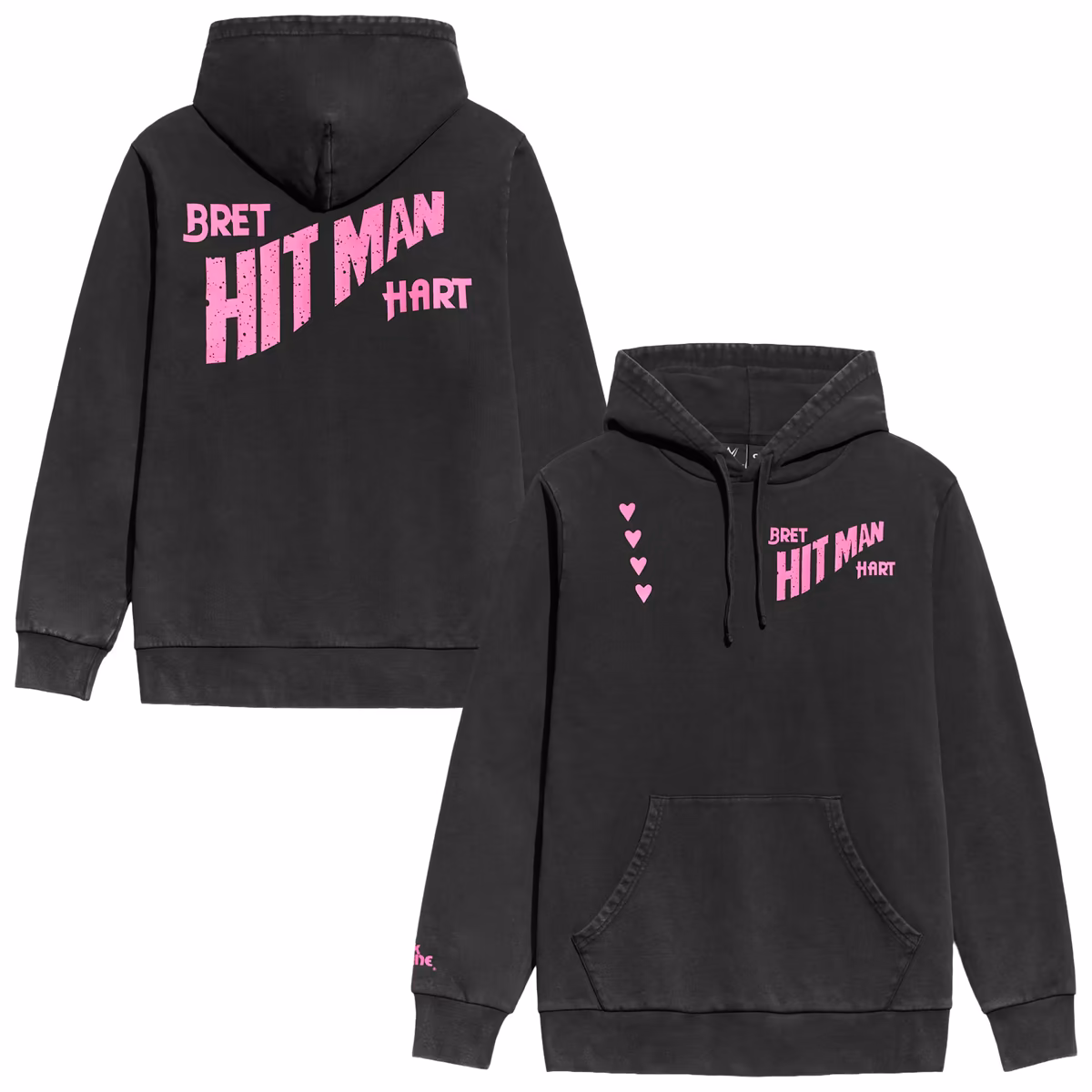 Men's Chalk Line Black Bret Hart Hitman Hoodie 8 Men's Chalk Line Black Bret Hart Hitman Hoodie