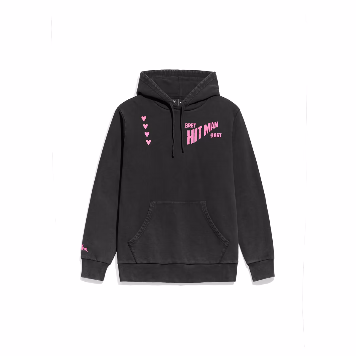 Men's Chalk Line Black Bret Hart Hitman Hoodie 3 Men's Chalk Line Black Bret Hart Hitman Hoodie