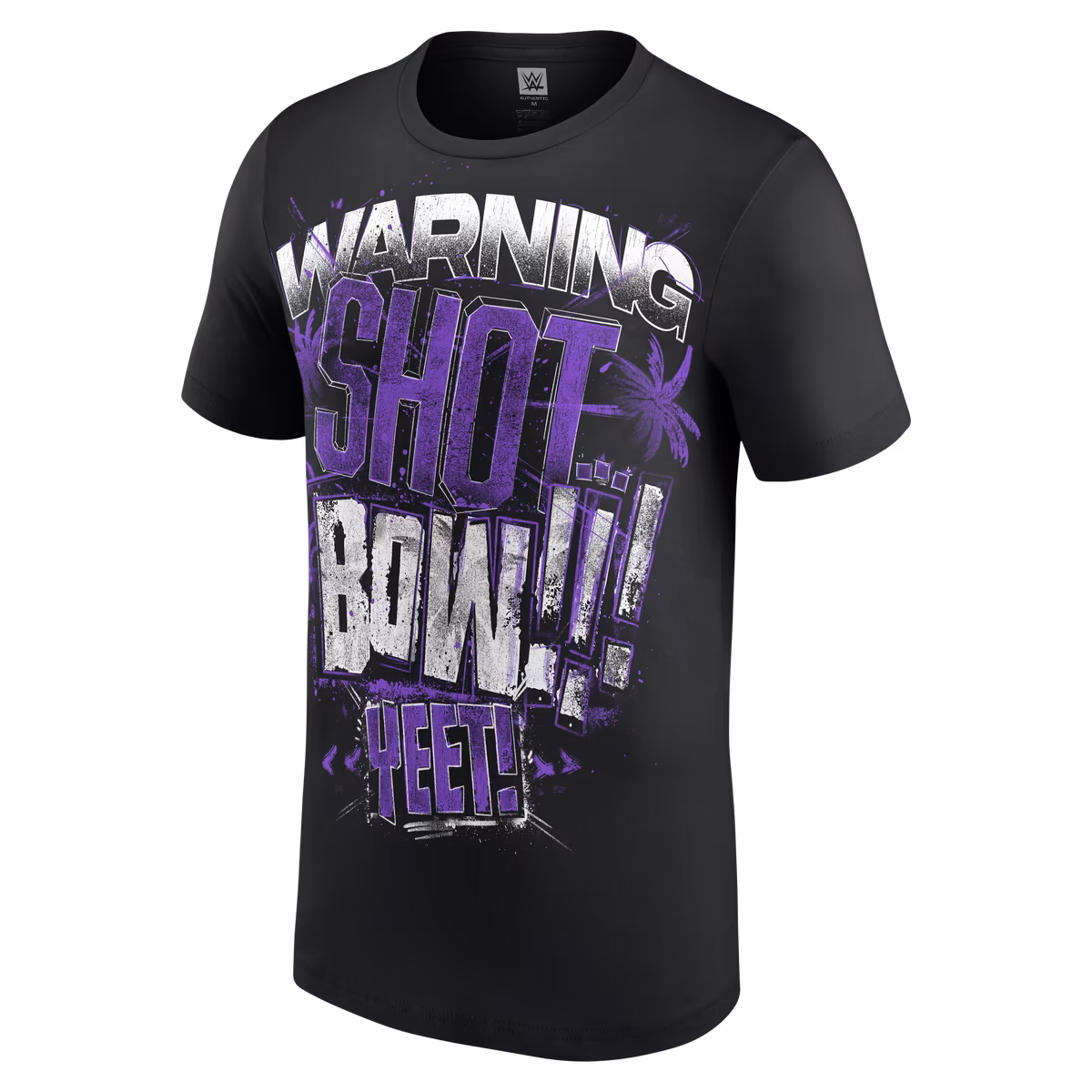 Men's Black Jey Uso Warning Shot T-Shirt 3 Men's Black Jey Uso Warning Shot T-Shirt