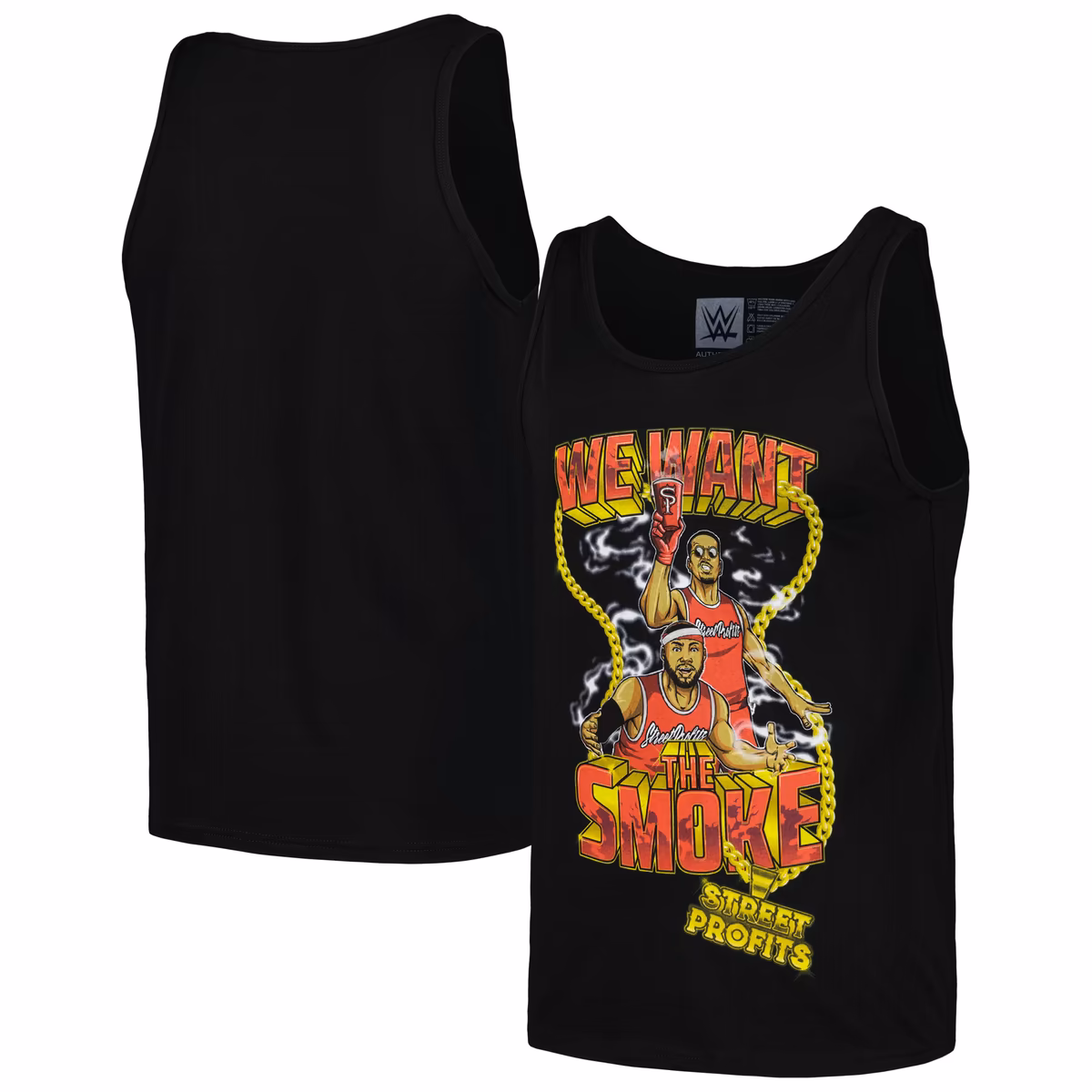 Men's Black Street Profits We Want The Smoke Scoop Neck Tank Top