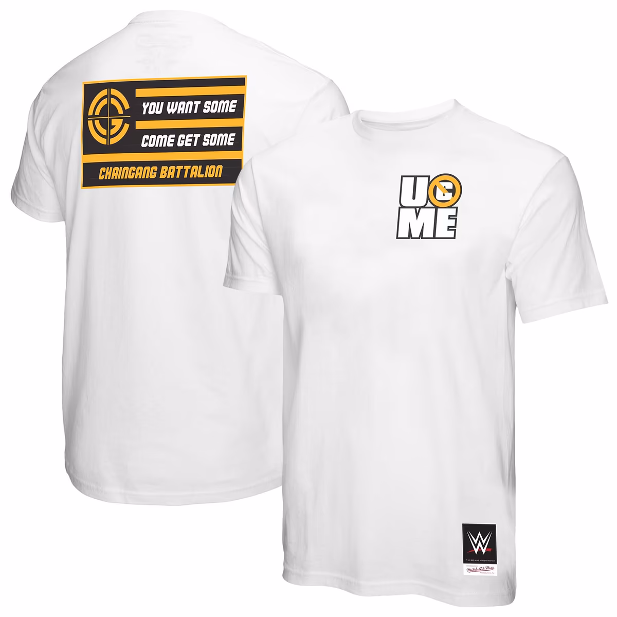 Men's White John Cena WrestleMania There And Back You Can't See Me T-Shirt