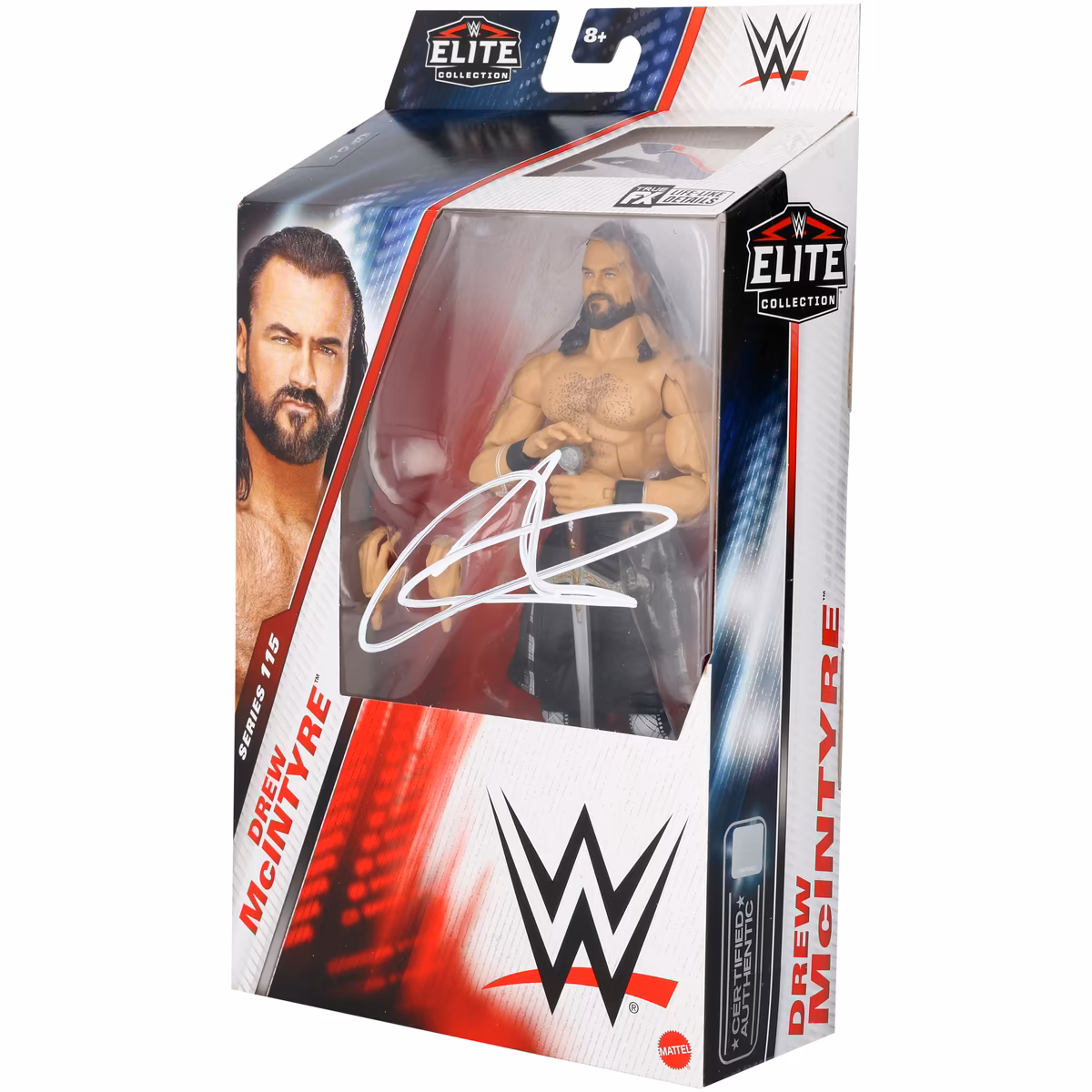 Drew McIntyre WWE Autographed Mattel Elite Collection Series 115 Action Figure