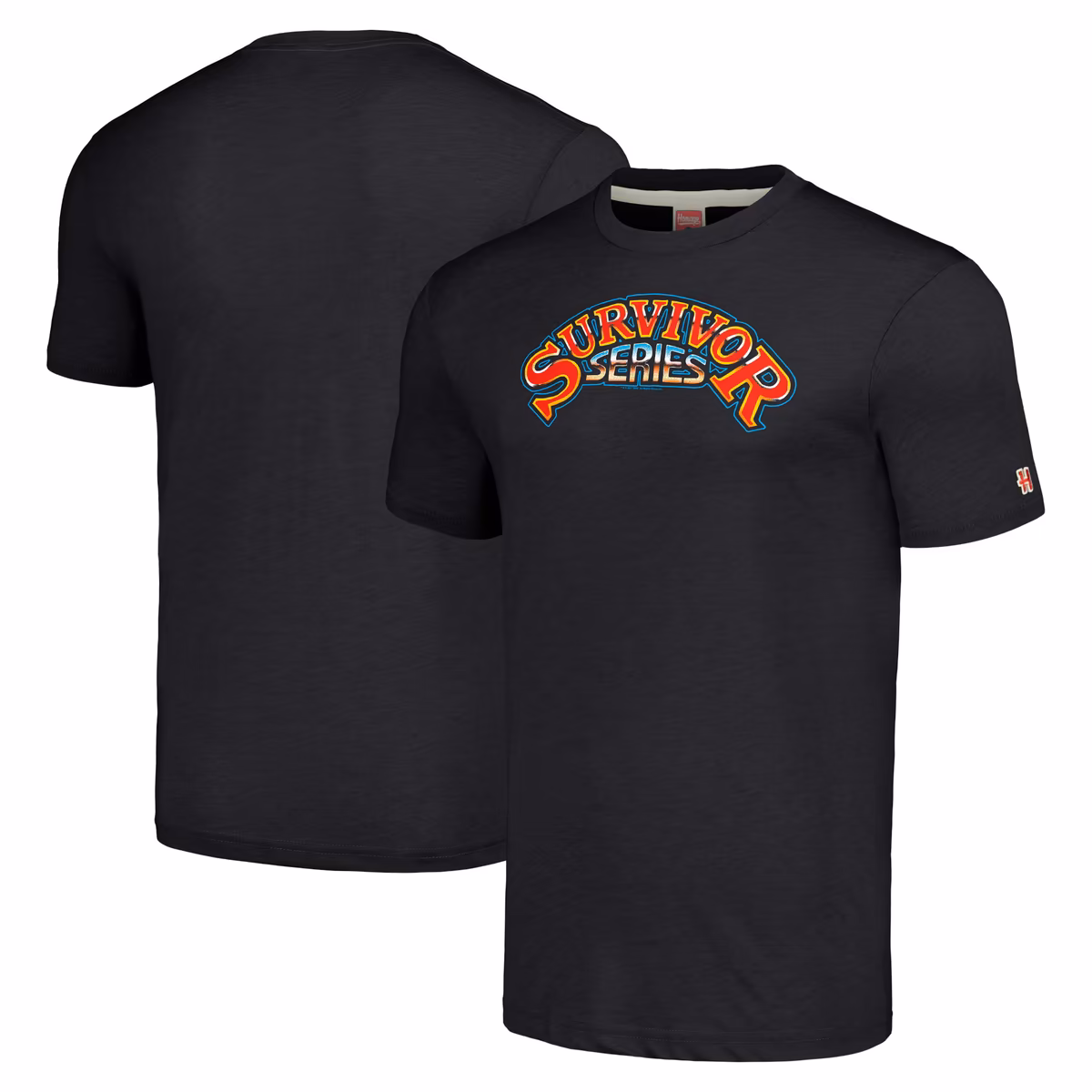 Men's Homage Heather Black Survivor Series Retro Event Logo T-Shirt 3 Men's Homage Heather Black Survivor Series Retro Event Logo T-Shirt