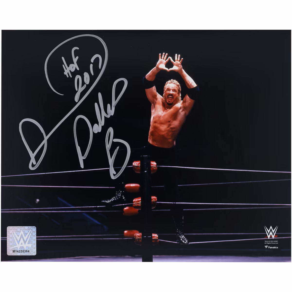 Diamond Dallas Page WWE Autographed 8" x 10" Diamond Cutter Photograph with "HOF 2017" Inscription