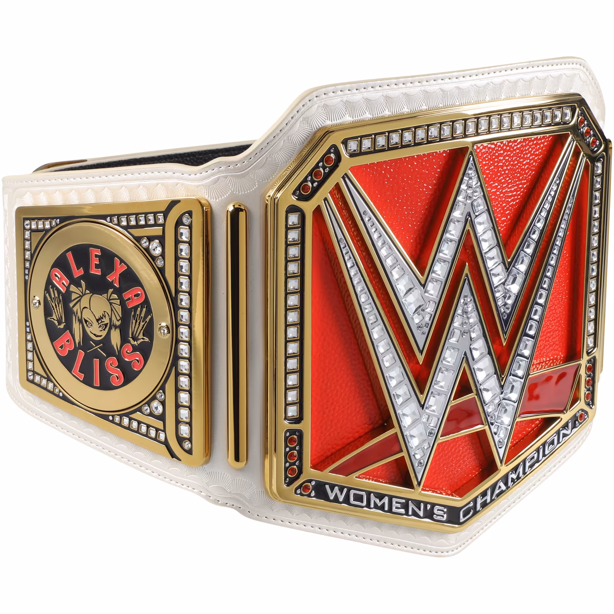 Alexa Bliss WWE Autographed Raw Women's Championship Replica Title Belt with Talent Side Plates 3 Alexa Bliss WWE Autographed Raw Women's Championship Replica Title Belt with Talent Side Plates