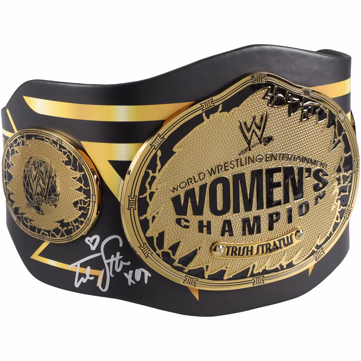 Trish Stratus WWE Autographed 25 Years Anniversary Signature Series Replica Title Belt