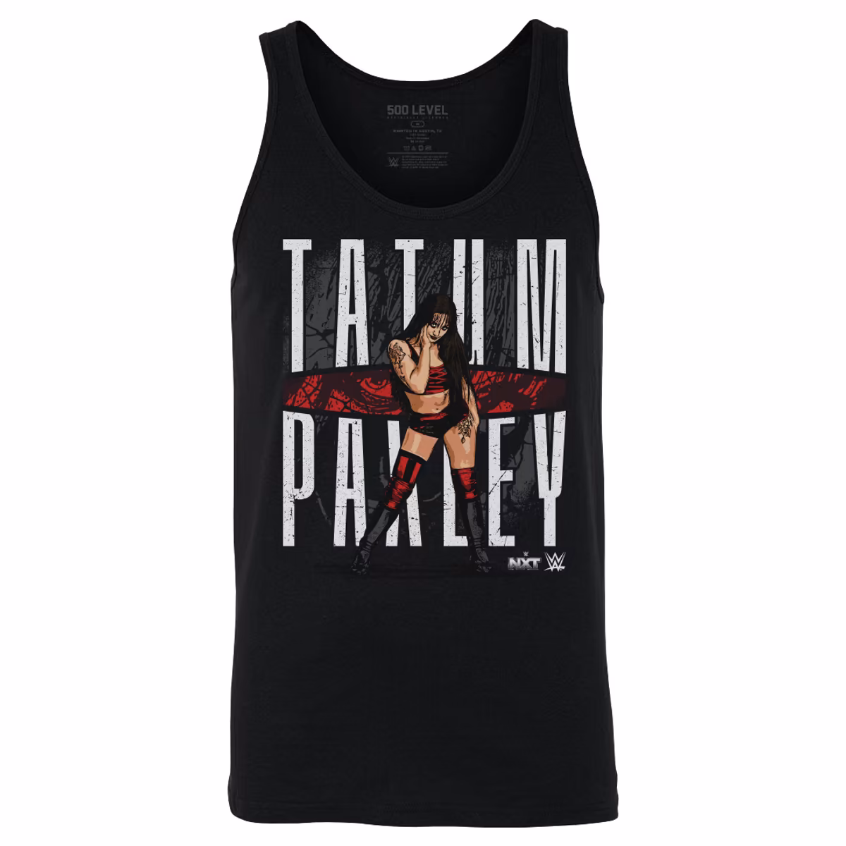 Men's 500 Level  Black Tatum Paxley Eyes Tank Top
