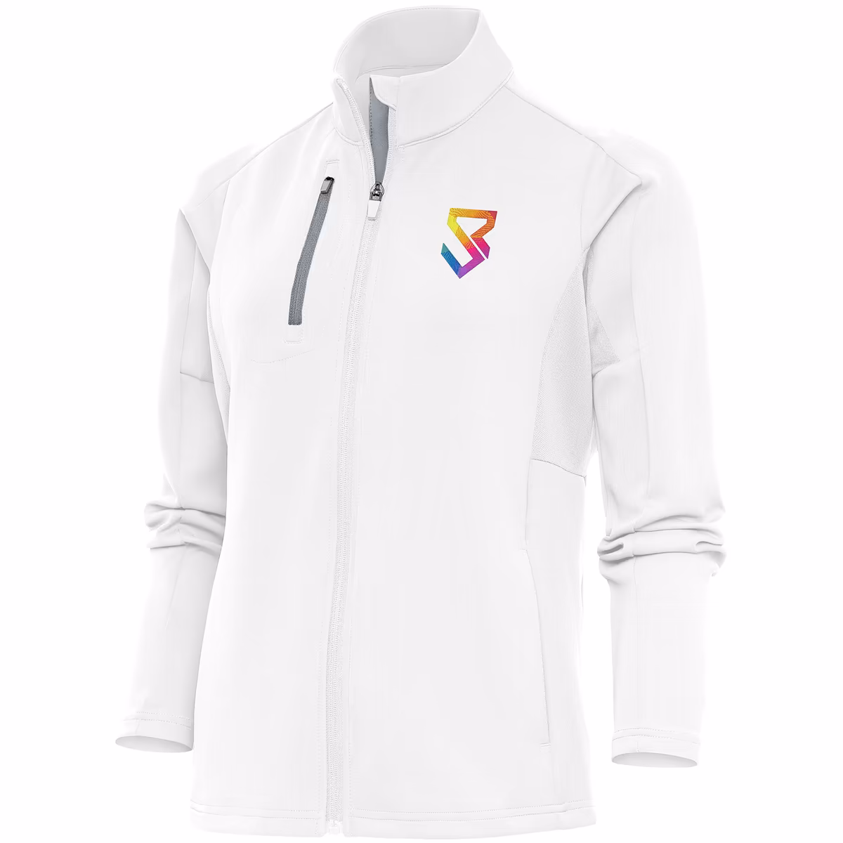 Women's Antigua  White Seth "Freakin" Rollins Generation Full-Zip Jacket