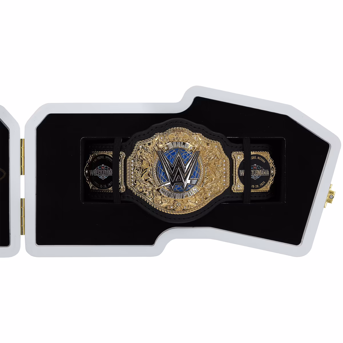 Tiffany Stratton & Charlotte Flair WWE Autographed WrestleMania 41 Dice Mini Title - Limited Edition of 25 4 Tiffany Stratton & Charlotte Flair WWE Autographed WrestleMania 41 Dice Mini Title - Limited Edition of 25