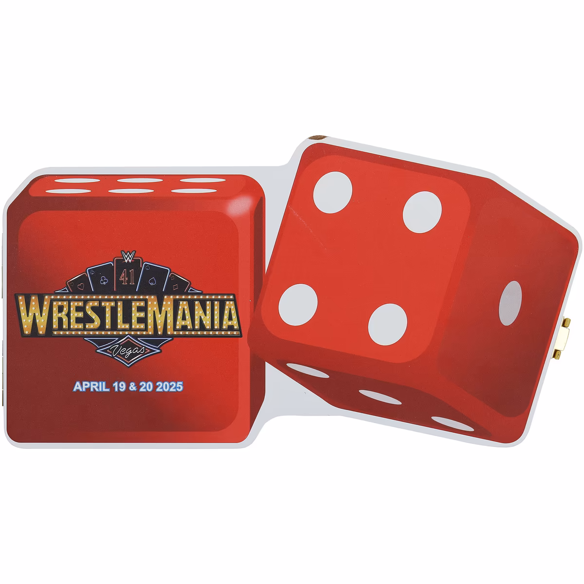 Tiffany Stratton & Charlotte Flair WWE Autographed WrestleMania 41 Dice Mini Title - Limited Edition of 25 5 Tiffany Stratton & Charlotte Flair WWE Autographed WrestleMania 41 Dice Mini Title - Limited Edition of 25