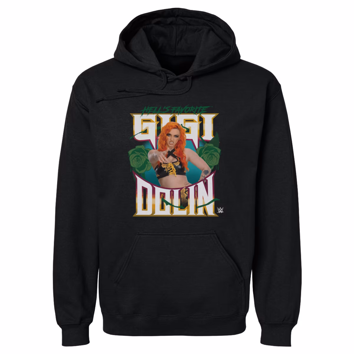 Men's 500 Level Black Gigi Dolin Hell's Favorite Pullover Hoodie