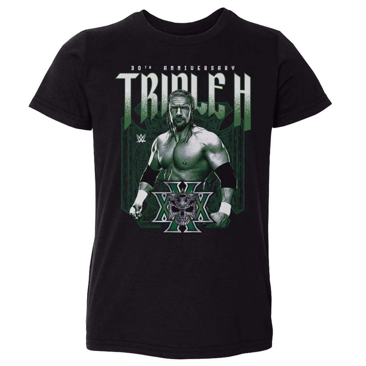 Toddler 500 Level Black Triple H 30th Anniversary T-Shirt 9 Toddler 500 Level Black Triple H 30th Anniversary T-Shirt