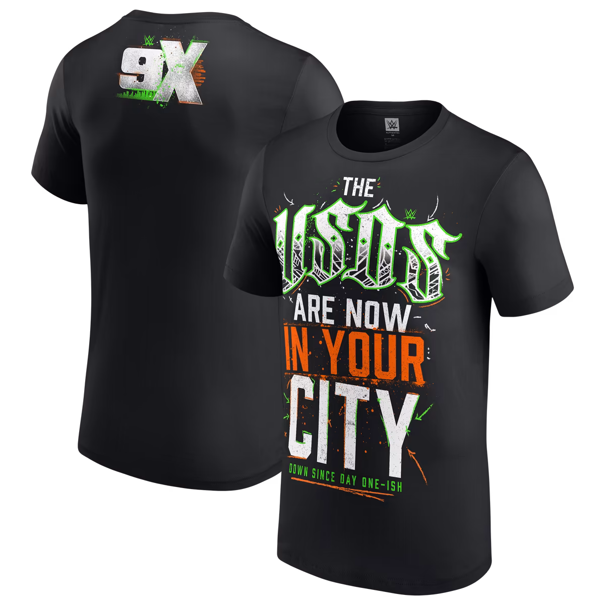 Men's Black The Usos Are In Your City T-Shirt