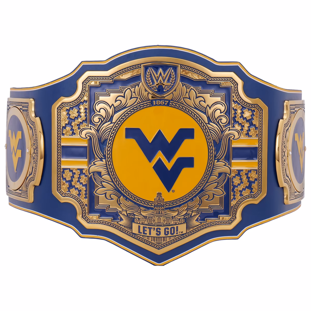 West Virginia Mountaineers WWE Legacy Title Belt 1 West Virginia Mountaineers WWE Legacy Title Belt