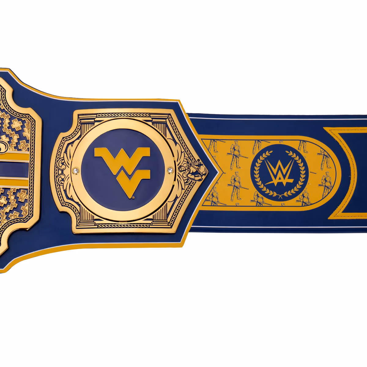 West Virginia Mountaineers WWE Legacy Title Belt 6 West Virginia Mountaineers WWE Legacy Title Belt