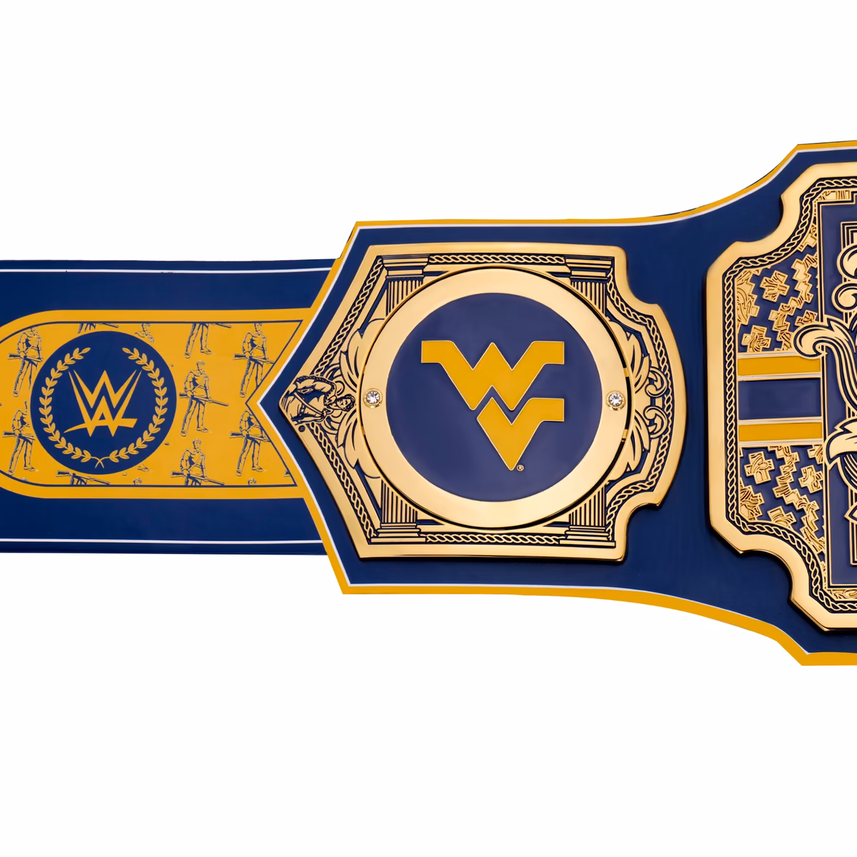 West Virginia Mountaineers WWE Legacy Title Belt 7 West Virginia Mountaineers WWE Legacy Title Belt