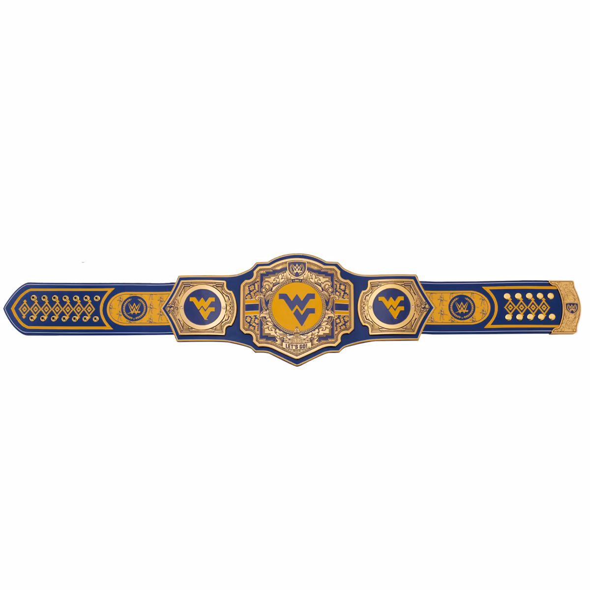 West Virginia Mountaineers WWE Legacy Title Belt 8 West Virginia Mountaineers WWE Legacy Title Belt